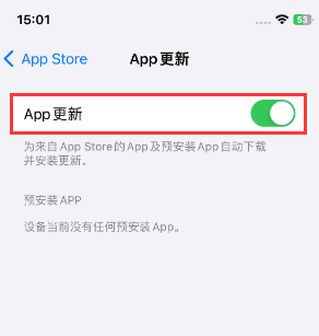 芝罘苹果15维修中心如何让iPhone15APP自动更新